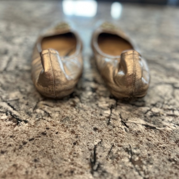 Gold Michael Kors Ballet Flats - Picture 4 of 7